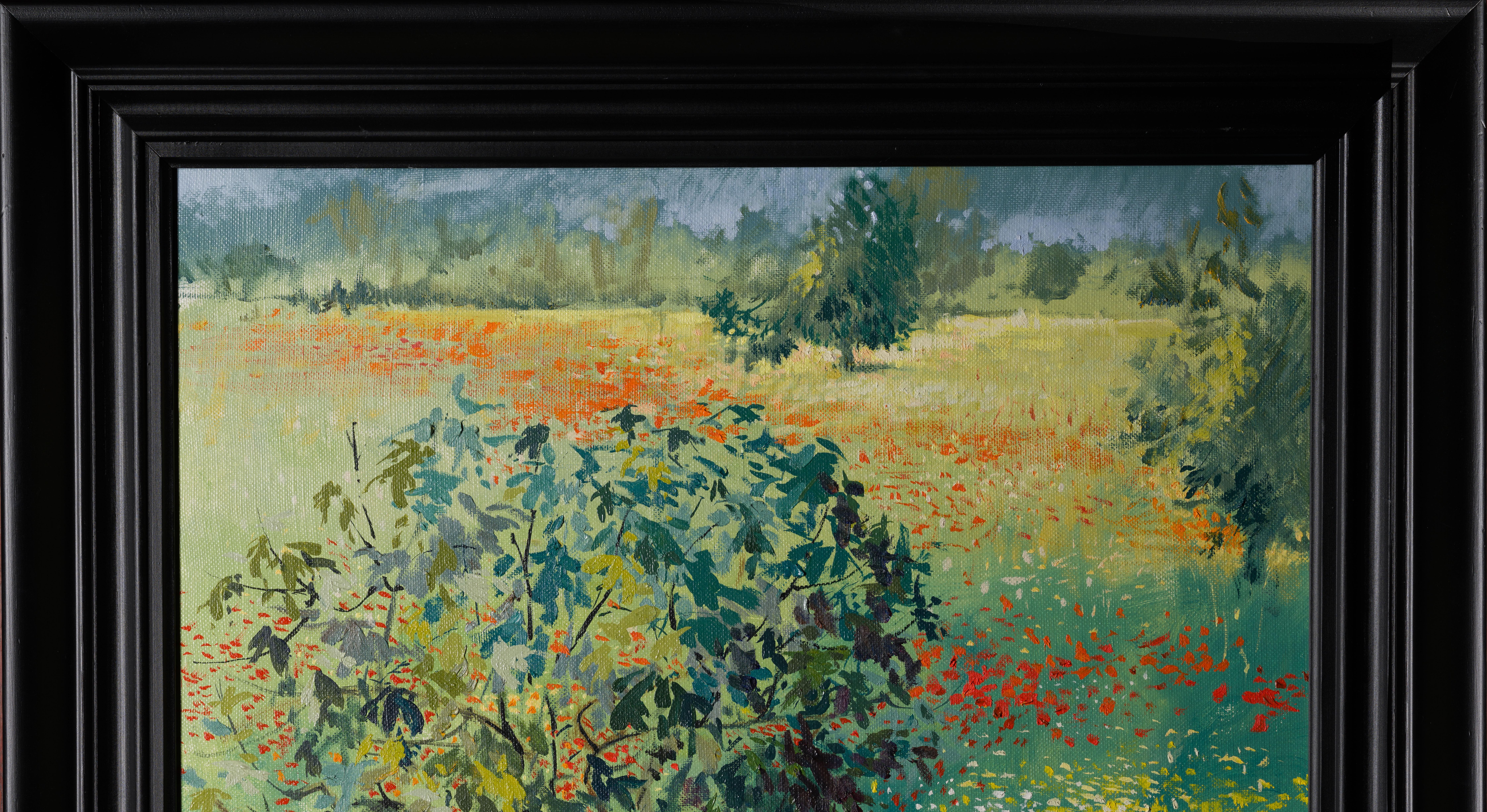 landscape with poppies For Sale 3