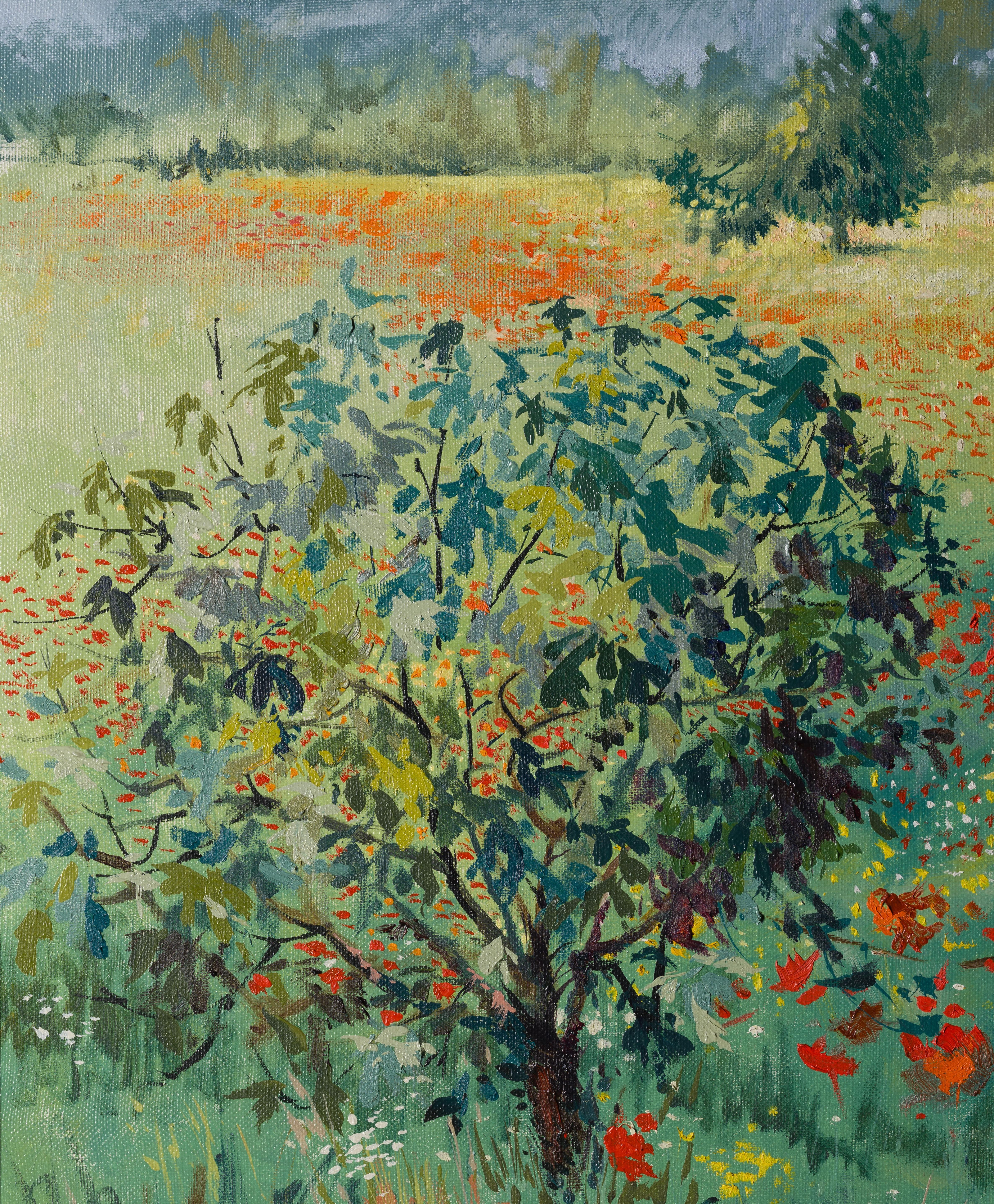 landscape with poppies For Sale 4