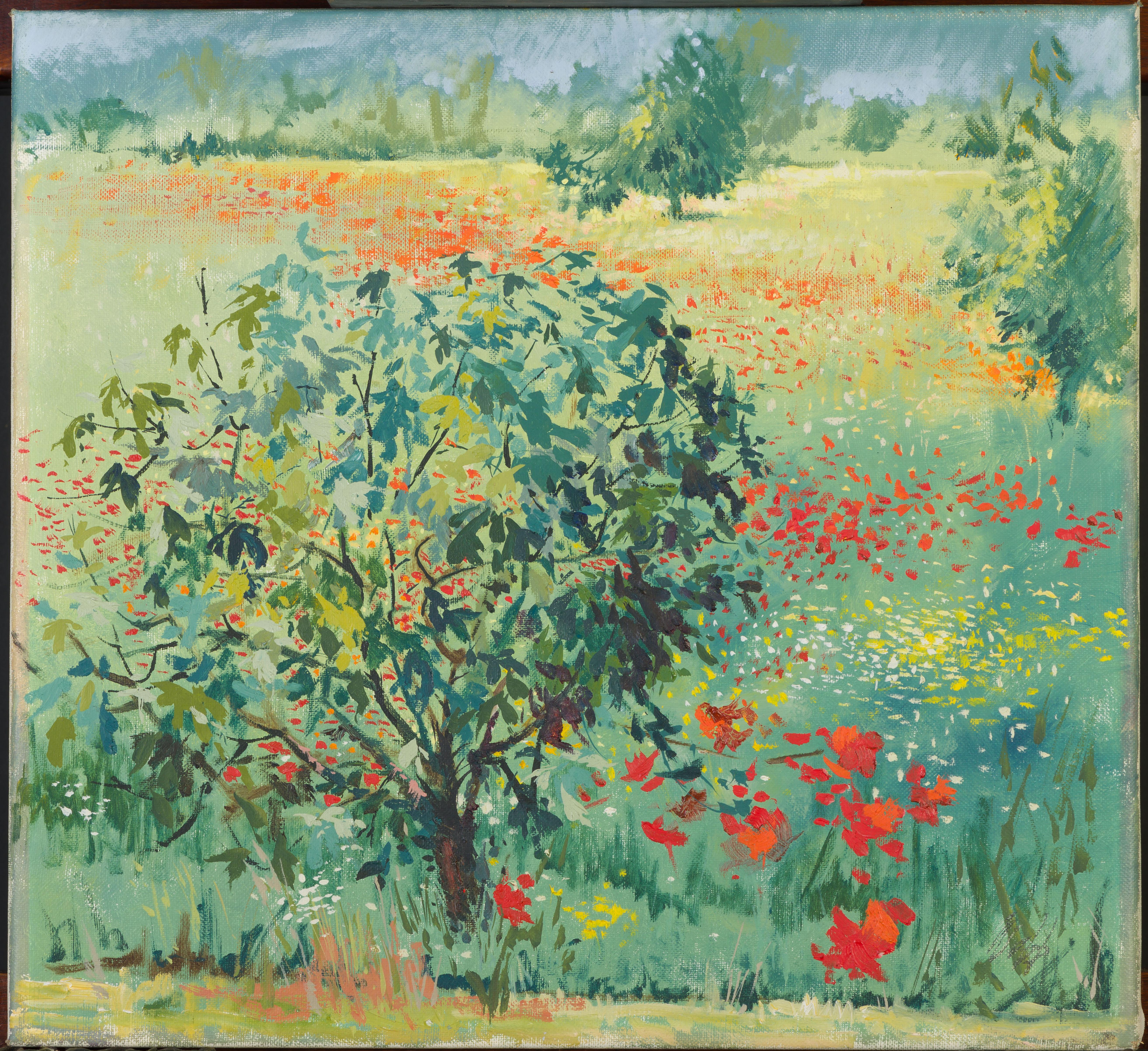 landscape with poppies For Sale 5
