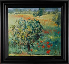 landscape with poppies