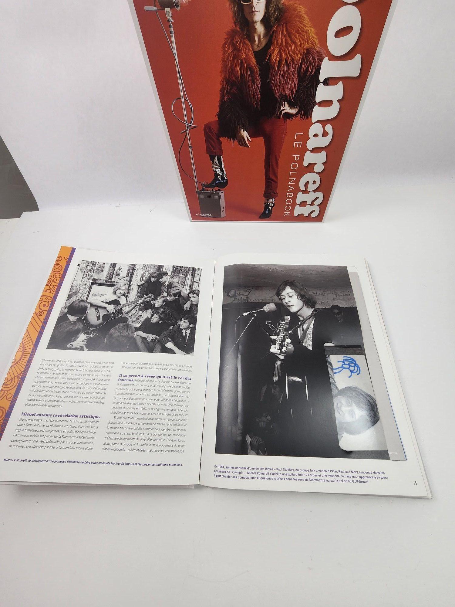 Le Polnabook Michel Polnareff French Edition Livre à couverture rigide à manches en vente 7