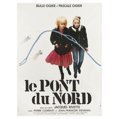 Affiche du grand film français « Le pont du Nord », 1981
