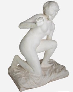 "Le refus", original plaster sculpture by Philippe Besnard, Paris, France, 1937