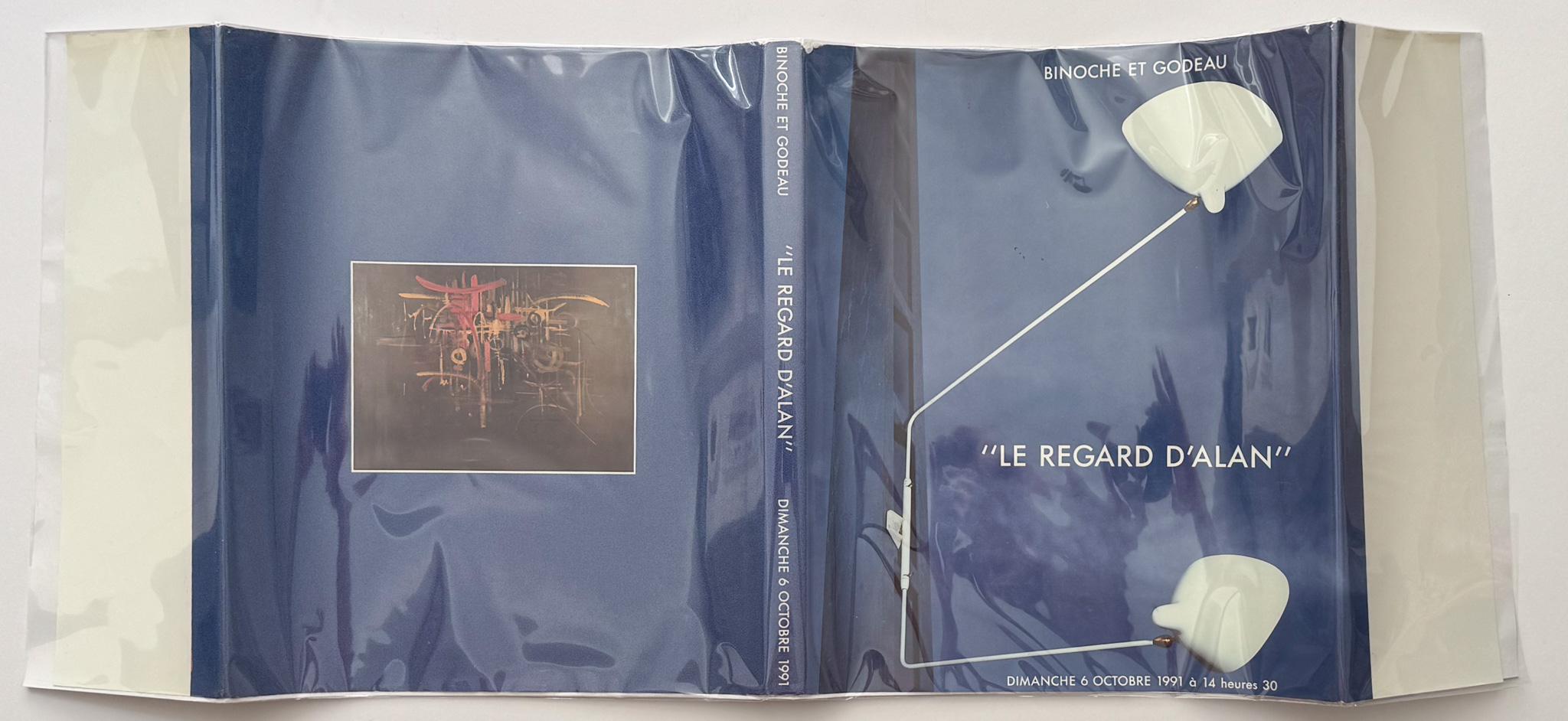 Catálogo en tapa dura de una subasta celebrada el 6 de octubre de 1991 en Binoche et Godeau, en la que se subastó la colección de Alan Grizot (1945),  legendario galerista y pionero promotor y comercializador de los grandes creadores franceses de
