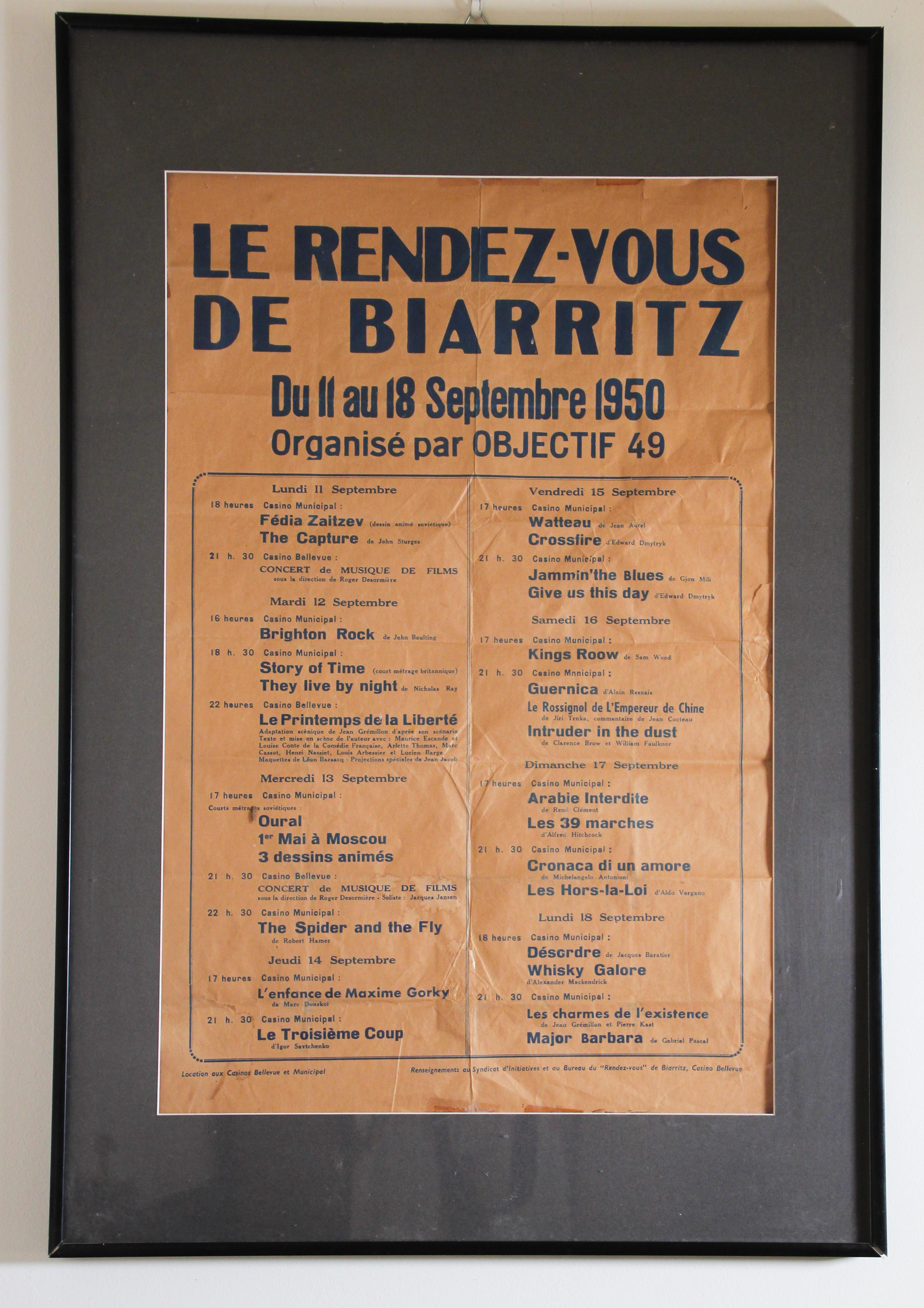 Le Rendez Vous De Biarritz French Poster 4