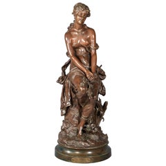 "Le Rêve" (Der Traum), Bronze, Moreau, Hippolyte François, Frankreich