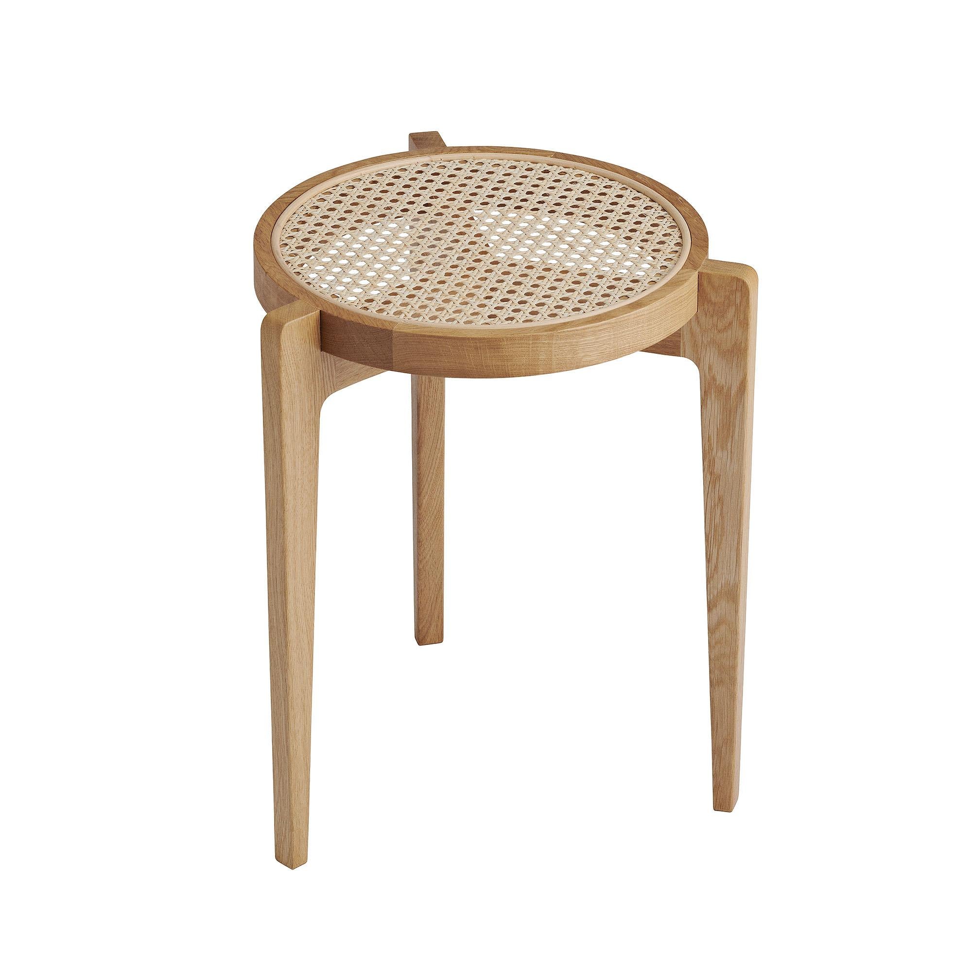 Post-Modern Le Roi Natural Ash Stool by NORR11 For Sale