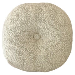 Le Rond Medium Wool Bouclé Cushion, Eggshell