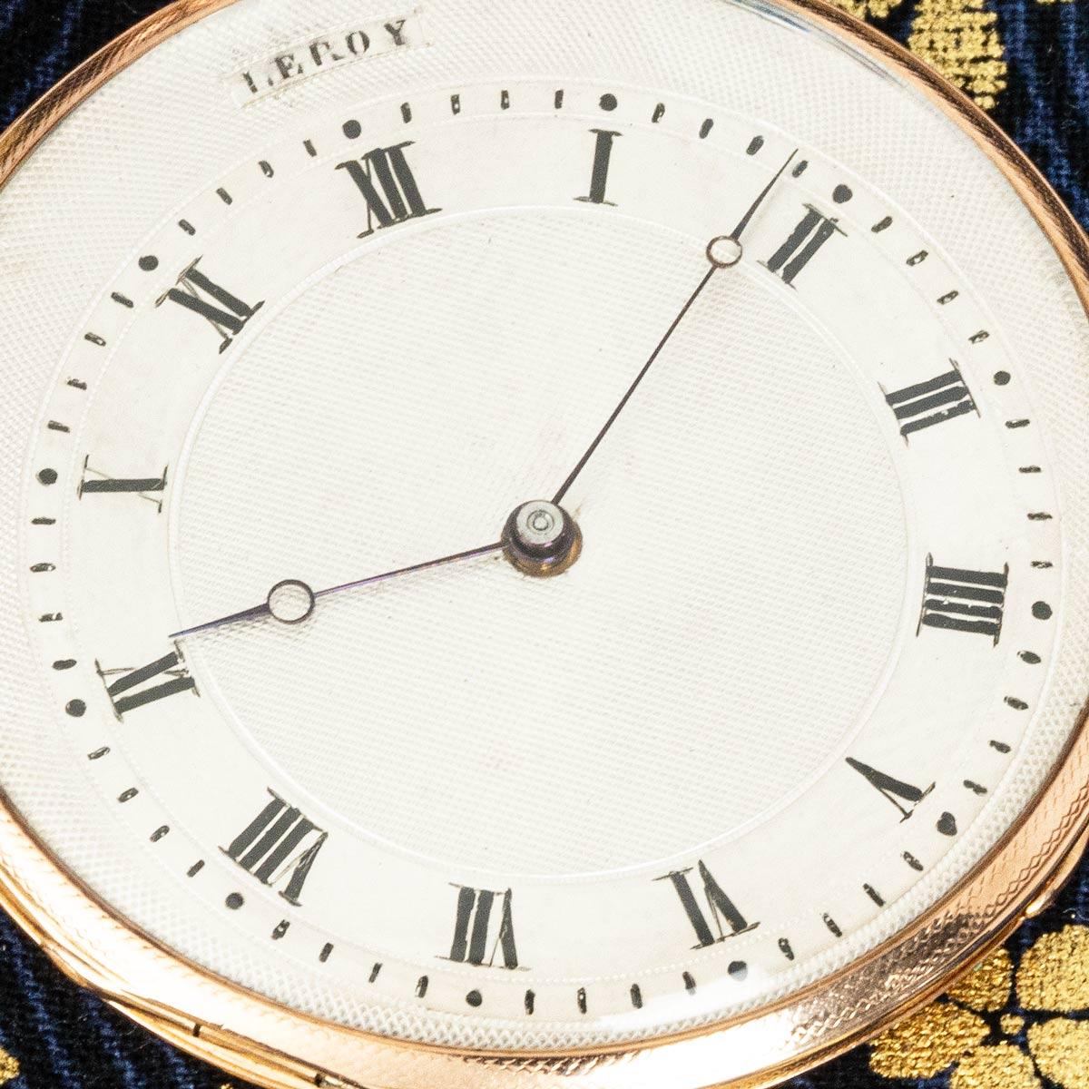Le Roy et Fils A Rare Gold Quarter Repeater Pocket Watch C1830 In Good Condition In London, GB