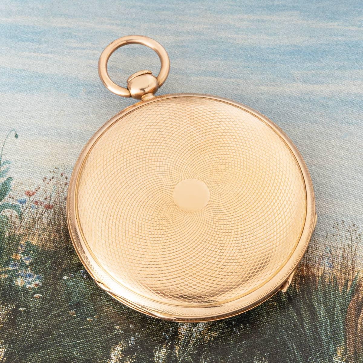 Le Roy et Fils A Rare Gold Quarter Repeater Pocket Watch C1830 2