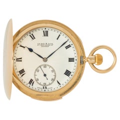 Vintage Le Roy & Fils. A Gold Full Hunter Keyless Lever Minute Repeater C1900
