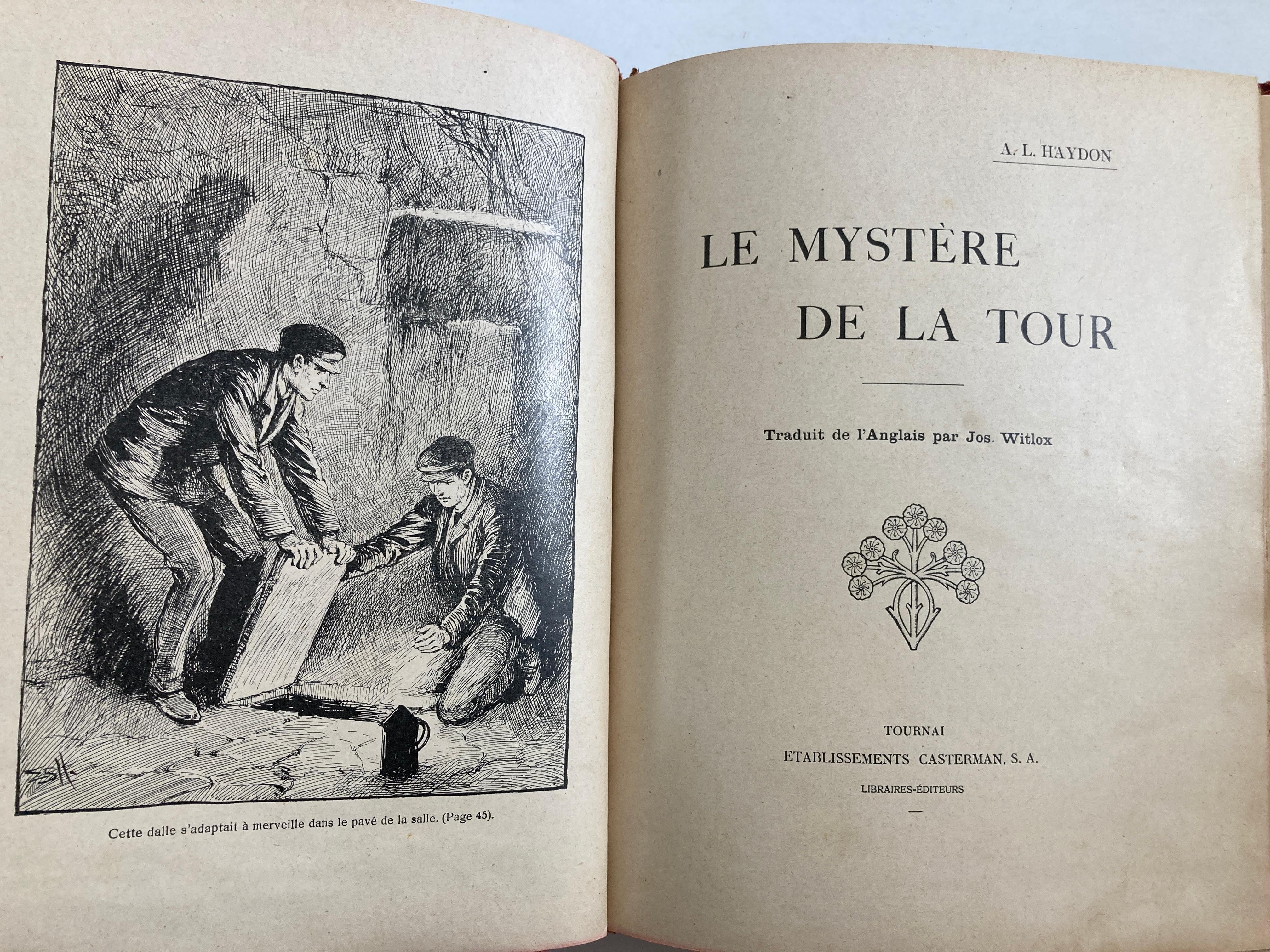 Paper Le Secret de la Tour, Bibliotheque de la Jeunesse Collector Book, 1926