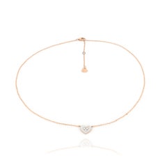 Le Secret Necklace with Heart of Diamonds