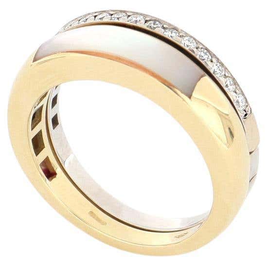 Customizable Le Secret Ring with Onyx and Mother of Pearl For Sale at ...