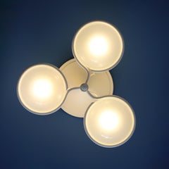 ' Le Sfere Plafone 2042/3  ceiling lamp by Gino Sarfatti for Arteluce 1960s