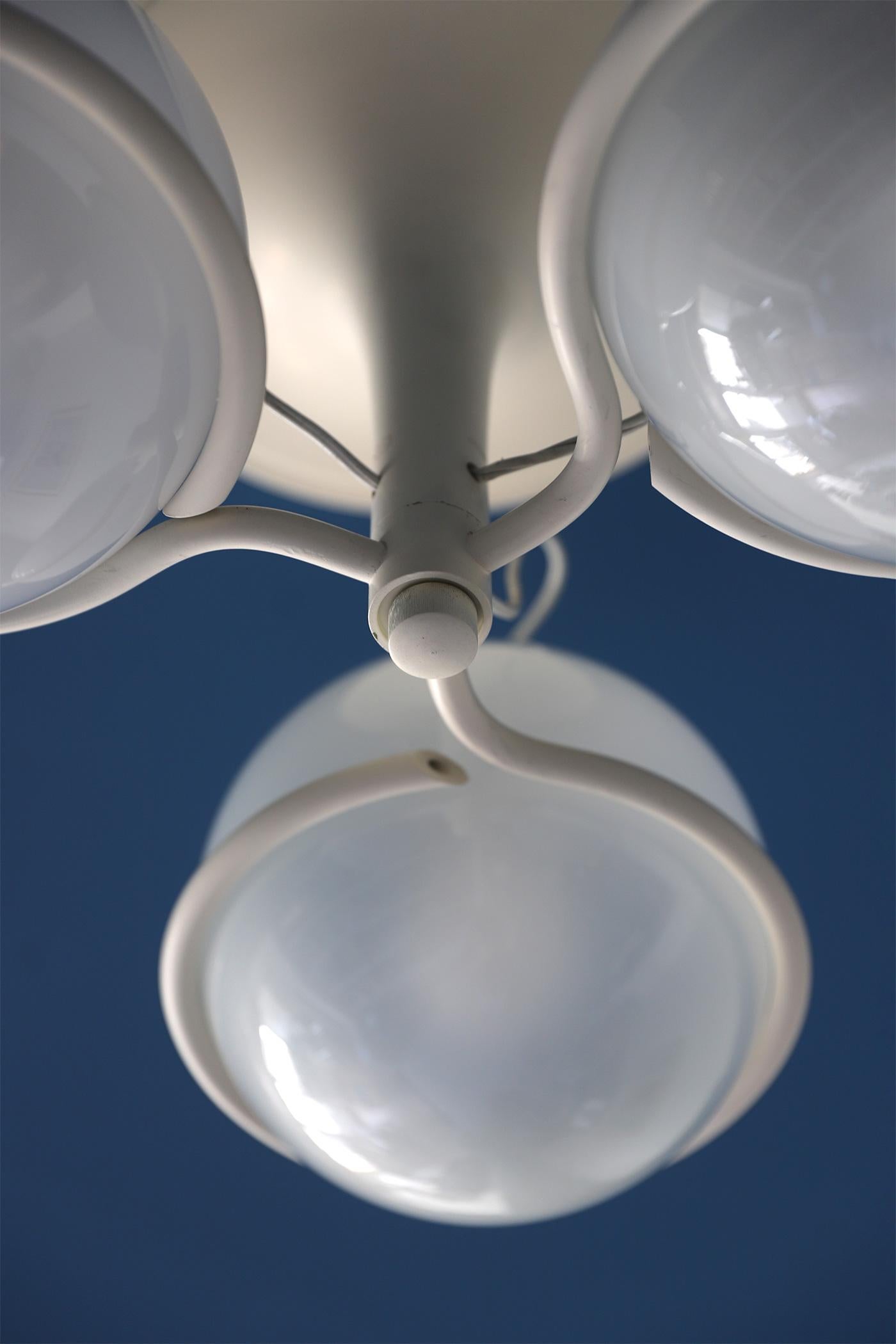 ' Le Sfere Plafone 2042/3  ceiling lamp by Gino Sarfatti for Arteluce 1960s For Sale 1