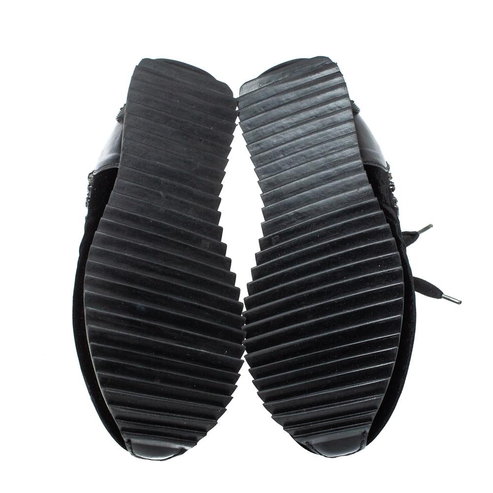 black velvet trainers