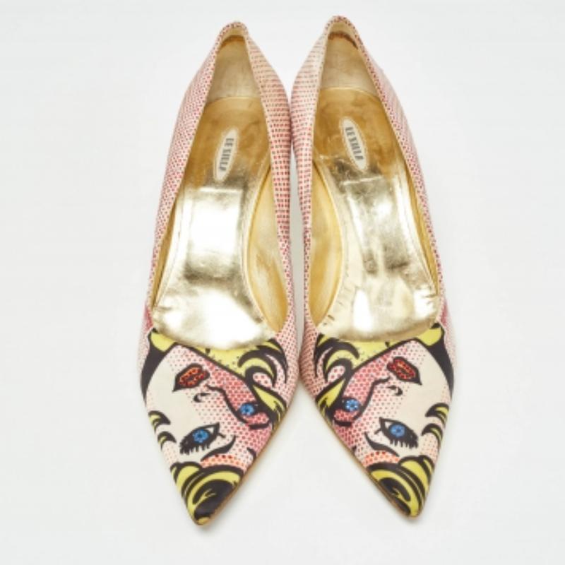 Make a chic style statement with these designer pumps. They showcase sturdy heels and durable soles, perfect for your fashionable outings!