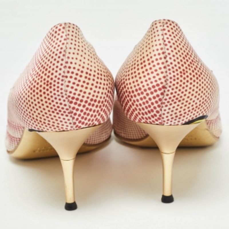 Women's Le Silla Multicolor Fabric Pointed Toe Crystal Embellished Pumps Size 40 For Sale