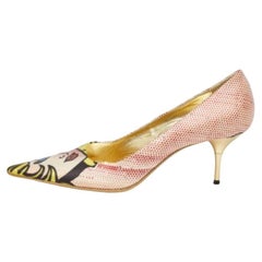 Le Silla Multicolor Pointed Toe Pumps impreziosite da cristalli Taglia 40