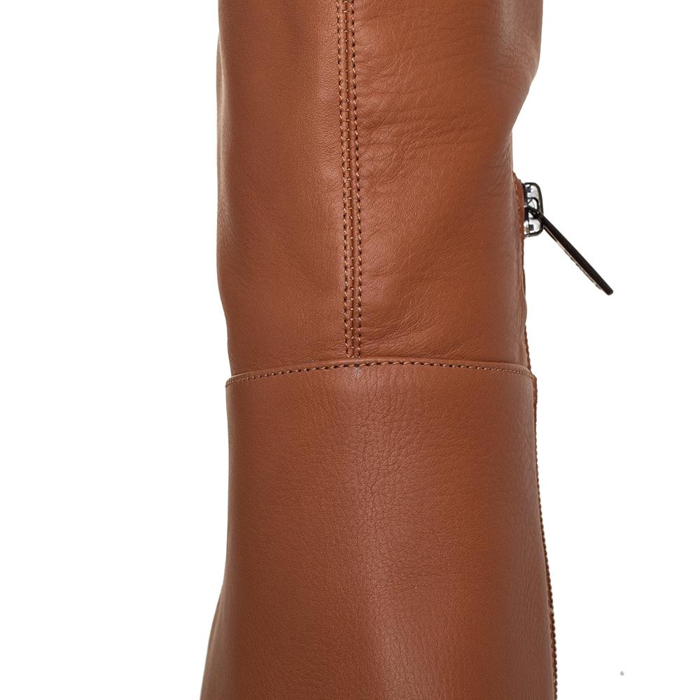 Le Silla Tan Leather Over The Knee Boots Size 37 3