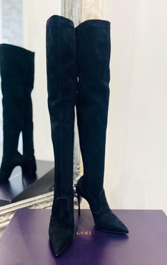 Le Silla Thigh-High Suede Boots