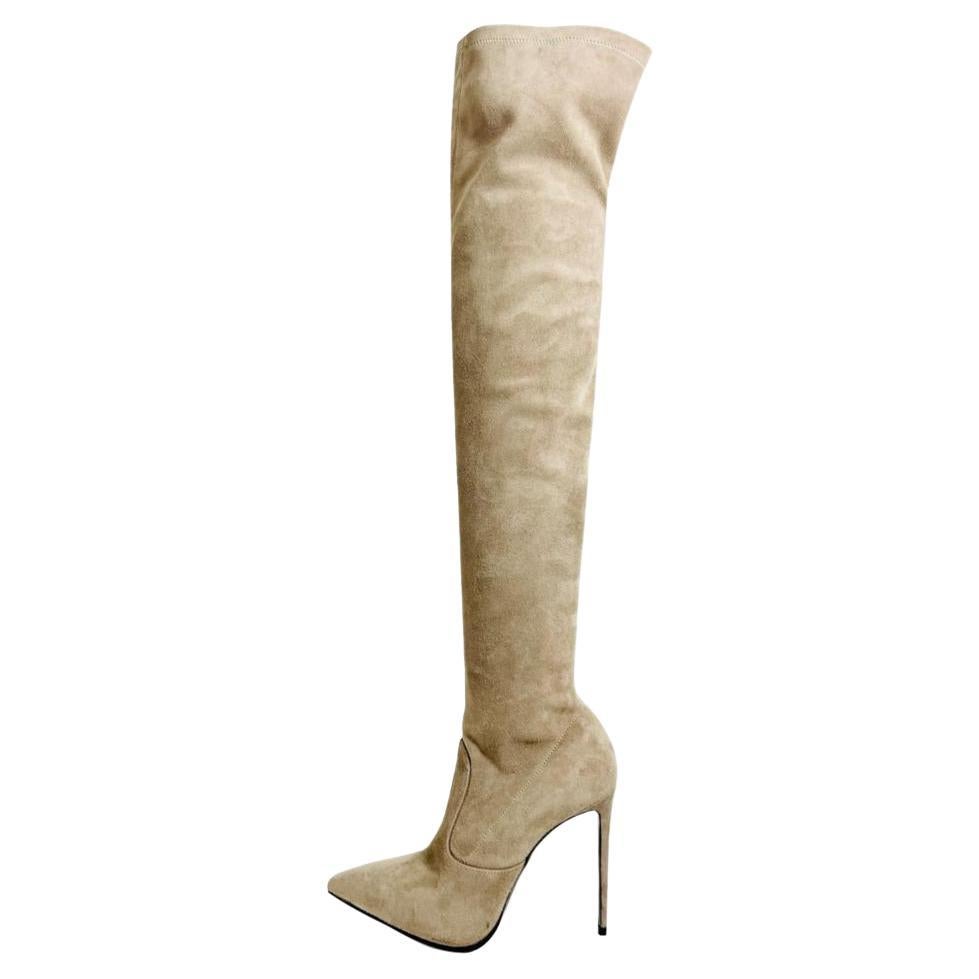 Le Silla Thigh-High Suede Boots For Sale