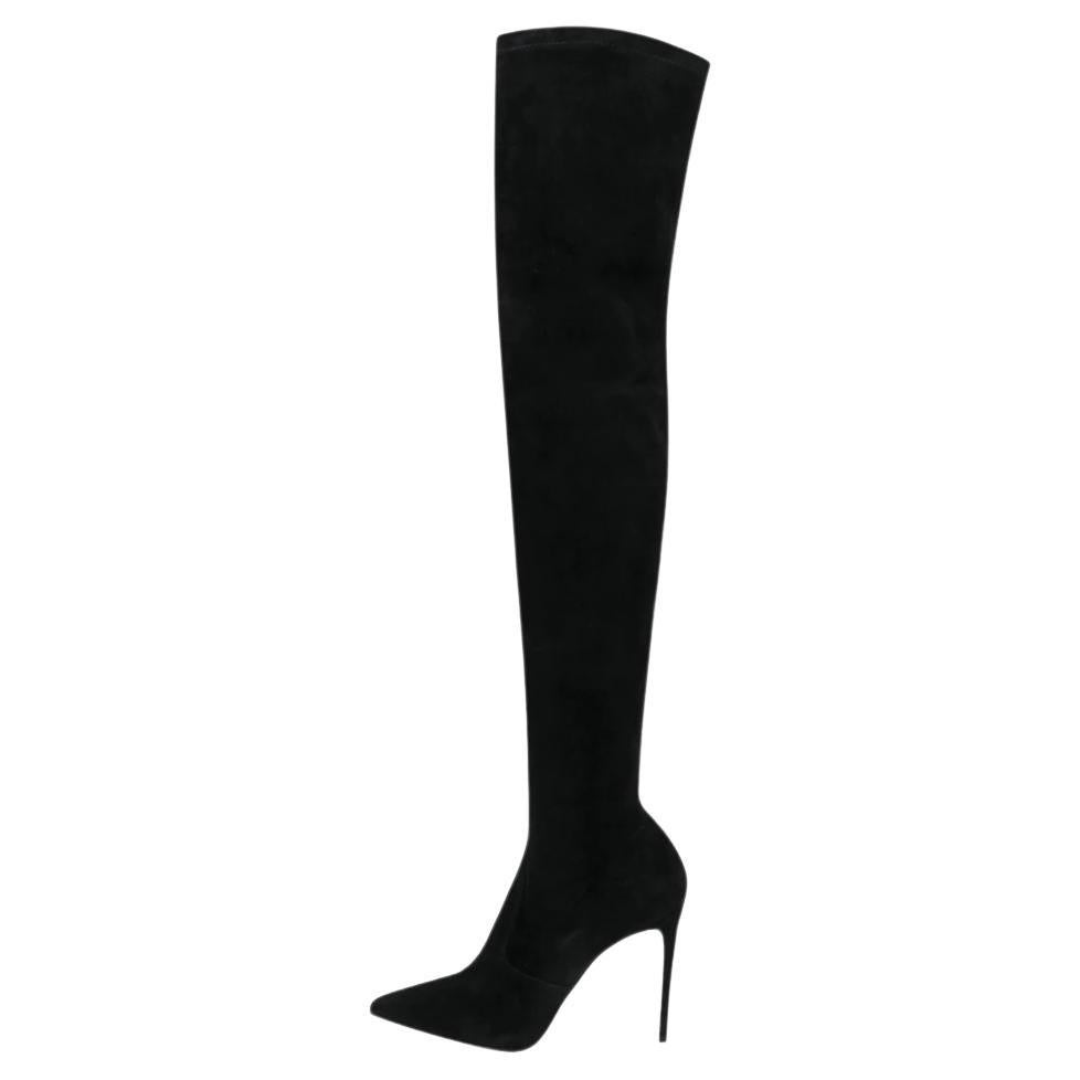 Le Silla Thigh-High Suede Boots For Sale