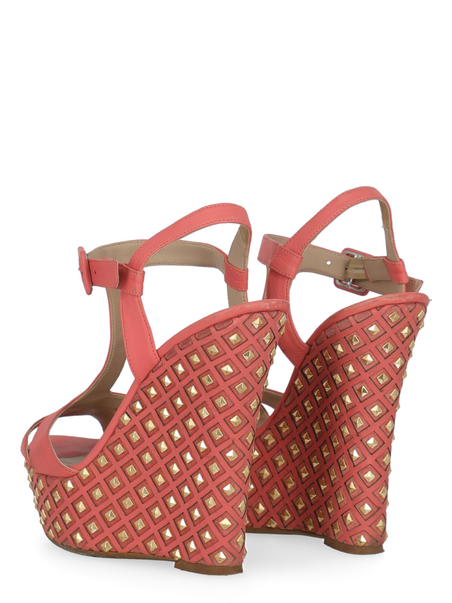 Women's Le Silla Women  Wedges Pink Leather IT 36 For Sale