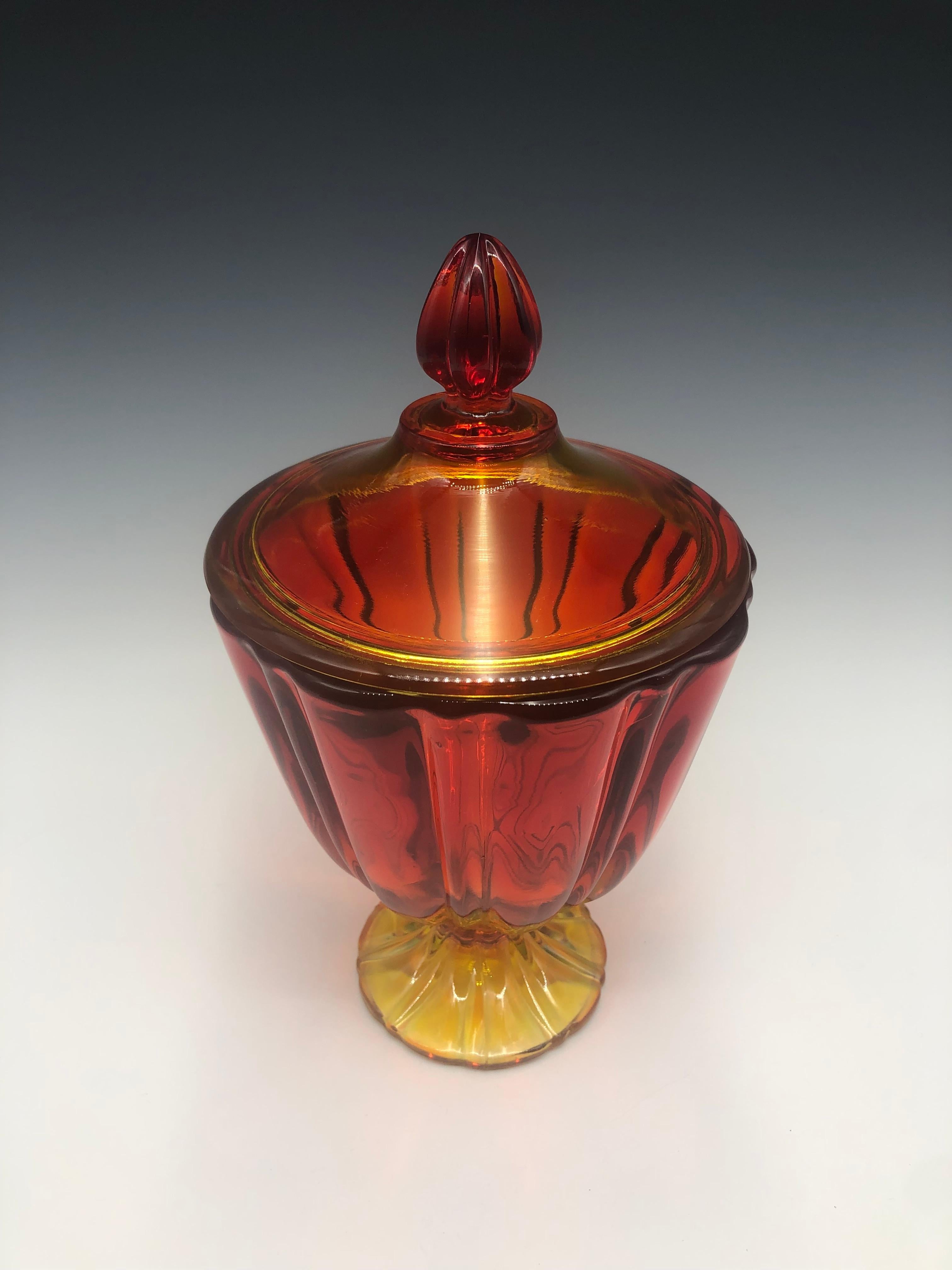 amberina candy dish