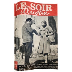 Le Soir Illustre Mai 1949 to Le Soir Illustre August 1949 French Magazines Paris