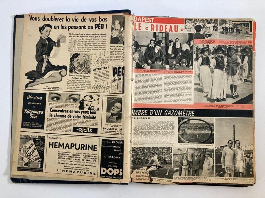20th Century Le Soir Illustre Mai 1949 to Le Soir Illustre August 1949 French Magazines Paris