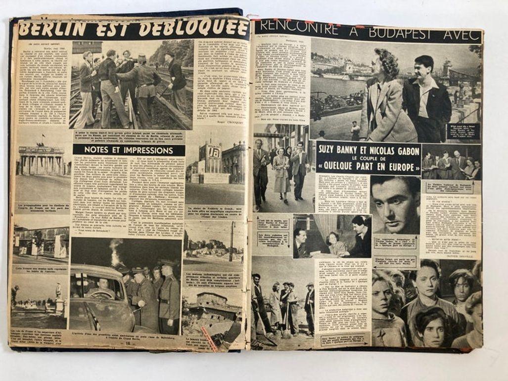 Paper Le Soir Illustre Mai 1949 to Le Soir Illustre August 1949 French Magazines Paris