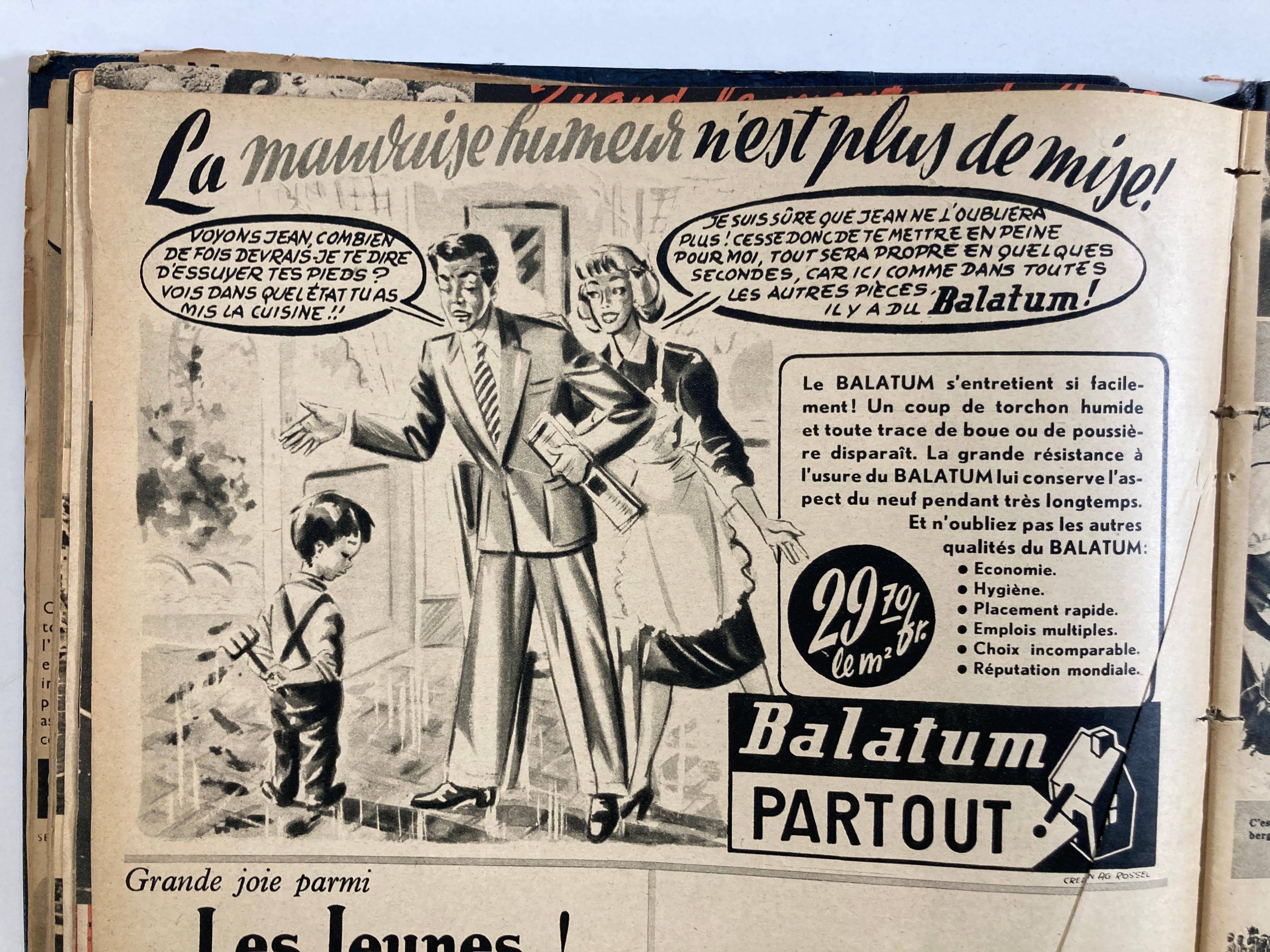 Le Soir Illustre, mai 1949 à septembre 1949 Magazines français Paris France en vente 6