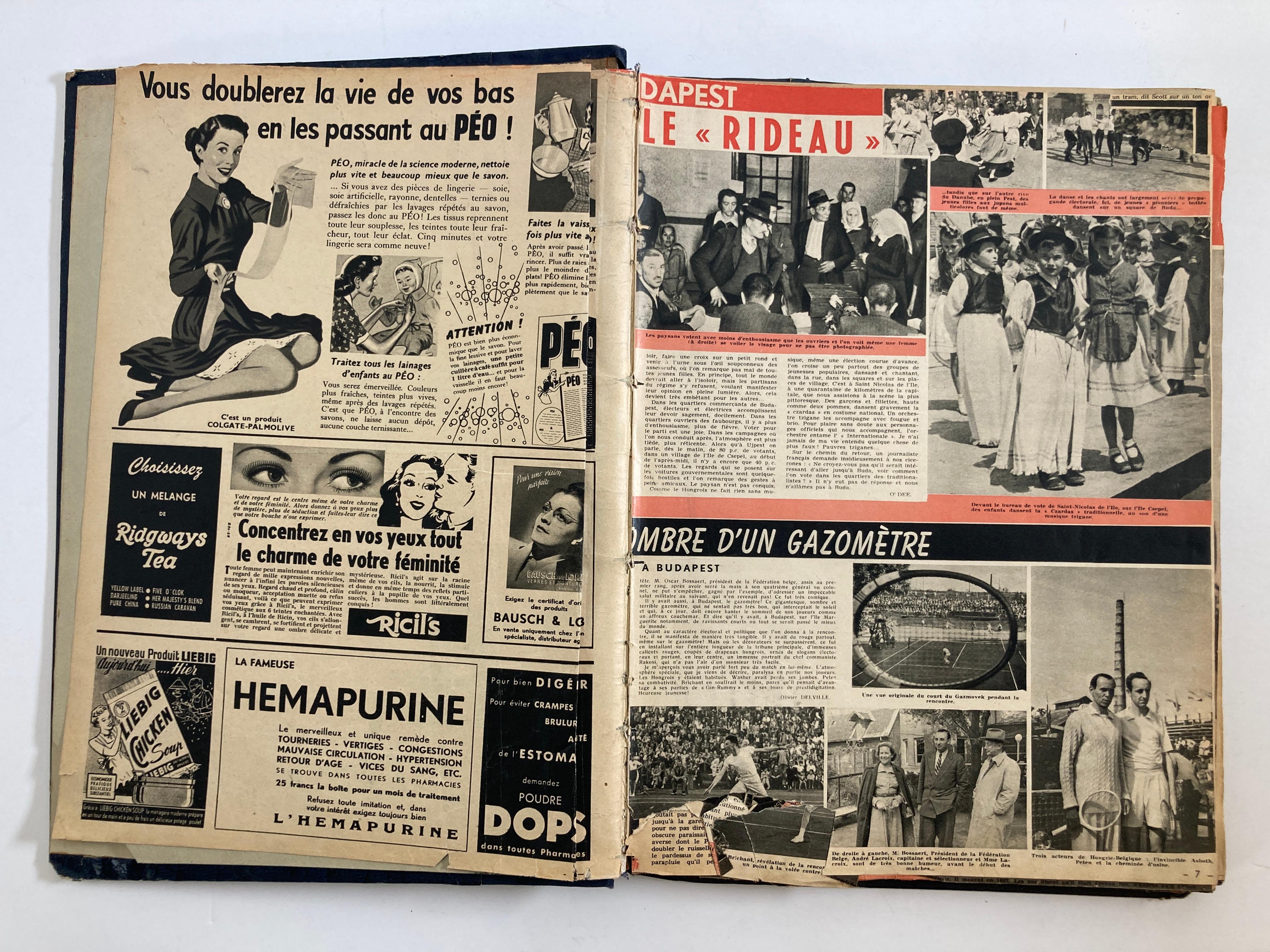 Le Soir Illustre, mai 1949 à septembre 1949 Magazines français Paris France Bon état - En vente à North Hollywood, CA