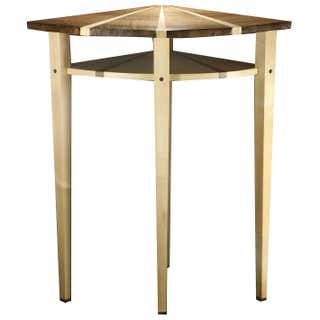 Elegant Sculptural Bone Turtle Shell Side Table at 1stDibs