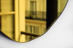 Grande specchio Le Sud scolpito a mano, Laurene Guarneri