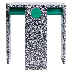 Le Tabouret - Tabouret en terrazzo en édition limitée par Zyva Studio pour Mosaic Factory