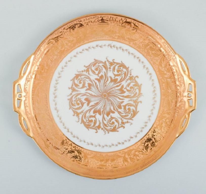 French Le Tallec, France, Tea Service on a Large Tray, Approx. 1930s