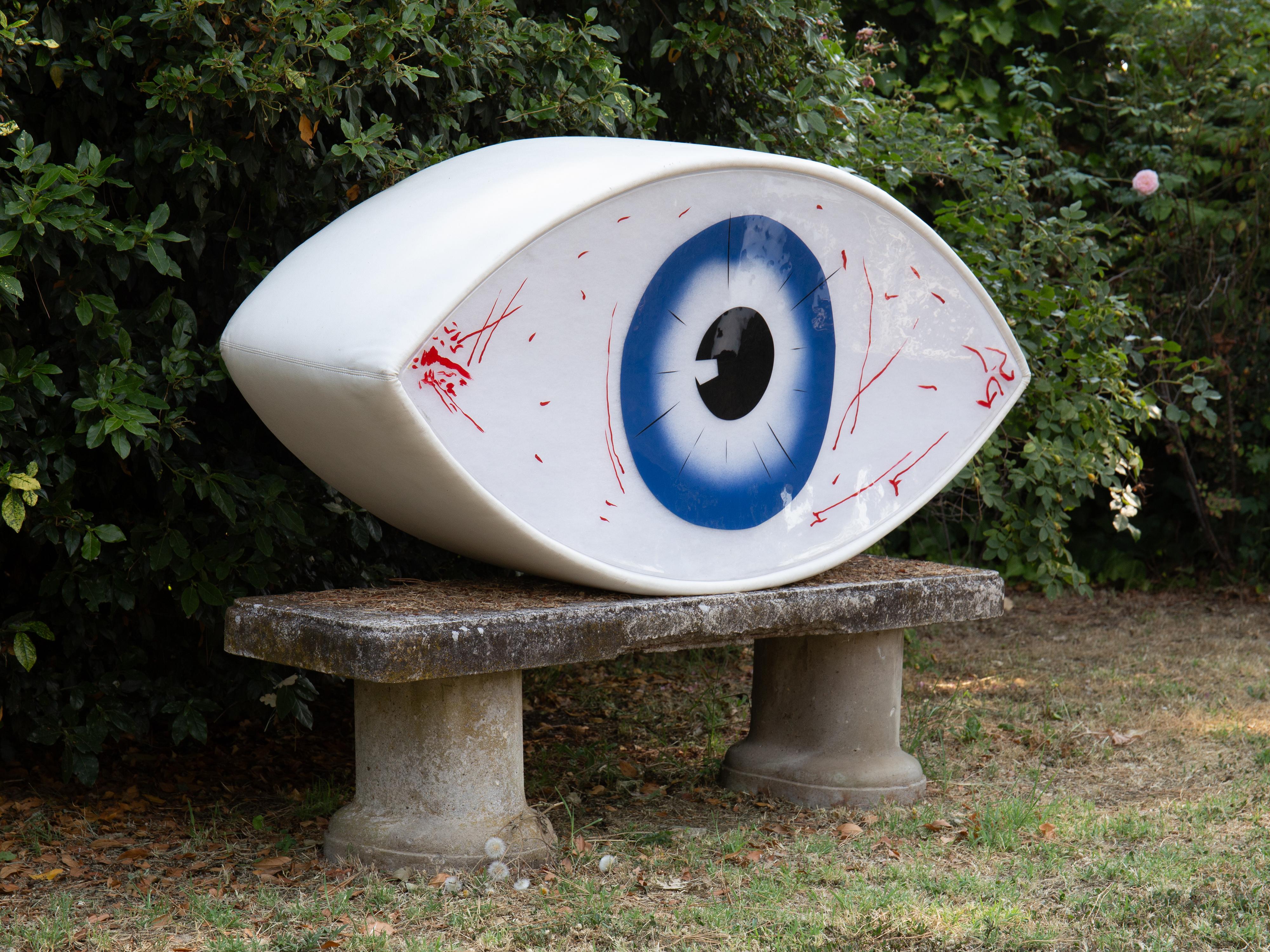 Mid-Century Modern Le Témoin seat-sculpture by Man Ray Paradisoterrestre Edition For Sale