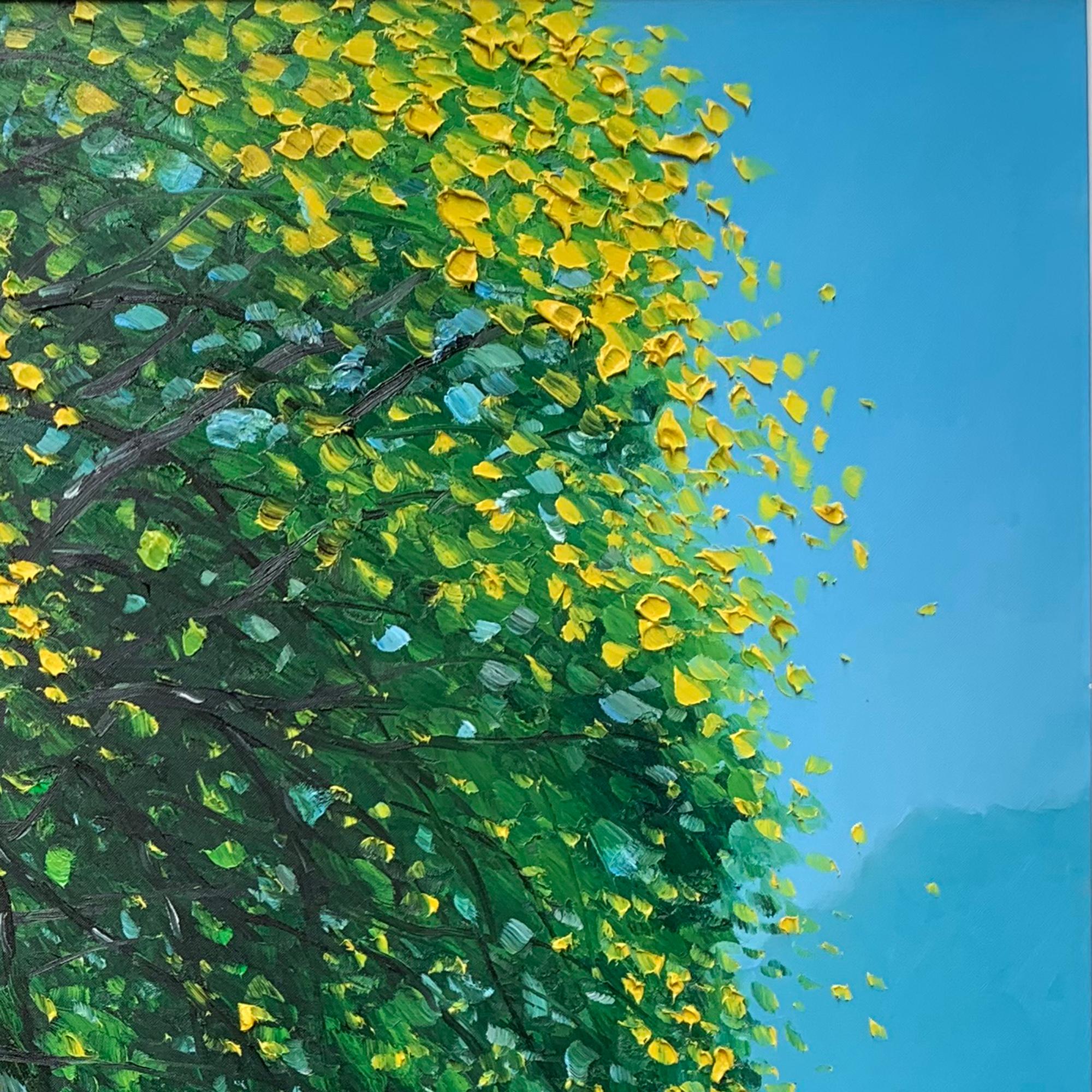 Otoño - Landscape Painting Azul de Le Thanh Son