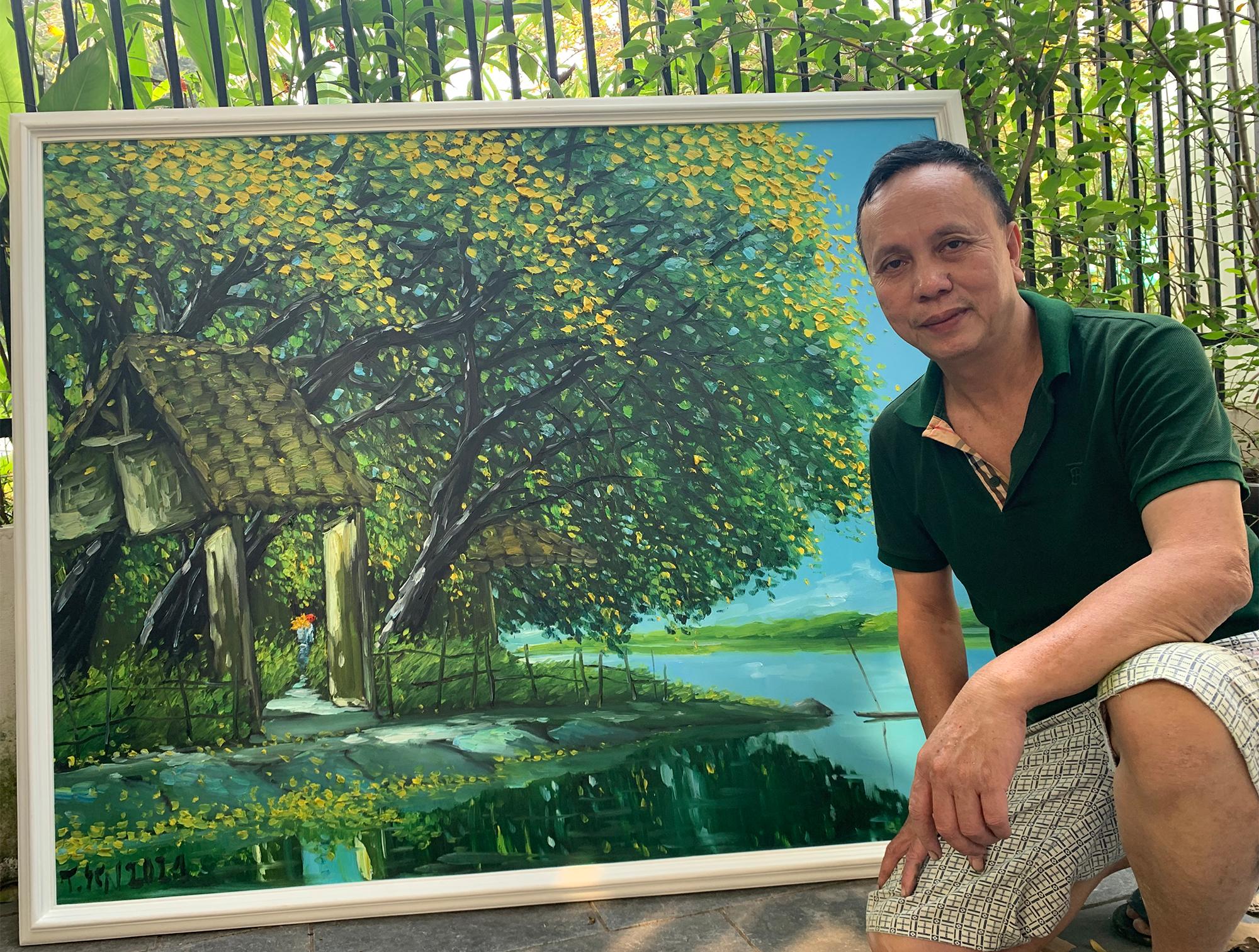 Le Thanh Son nació en Hanoi en 1962 y se licenció en la Escuela Superior de Arte Dramático y Cinematografía de Hanoi en 1986. Le Thanh Son llena sus lienzos de colores claros y brillantes, y es muy conocido por el juego de luces y sombras de sus