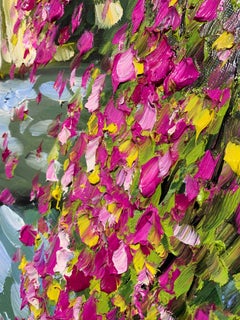 "Hanoi Blossoms" 21st century landscape contemporary painting scenery flowers