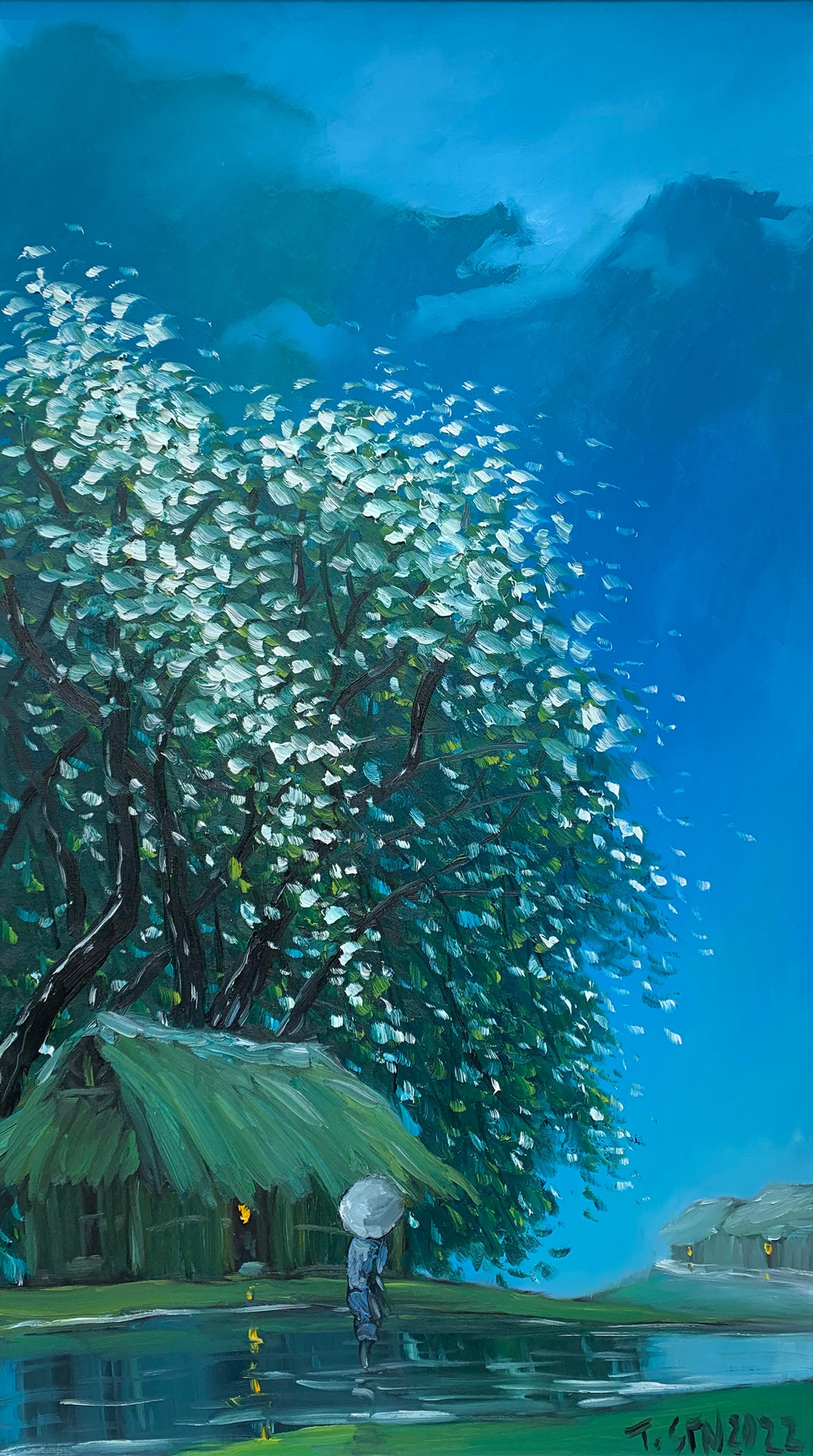 White Night - Painting by Le Thanh Son
