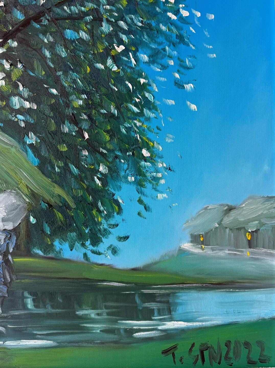 Le Thanh Son was born in Hanoi in 1962 and graduated from the Hanoi College of Drama and Cinematography in 1986. Le Thanh Son fills his canvases with clear, bright colors and is well known for the interplay of light and shadow in his works. Son is a