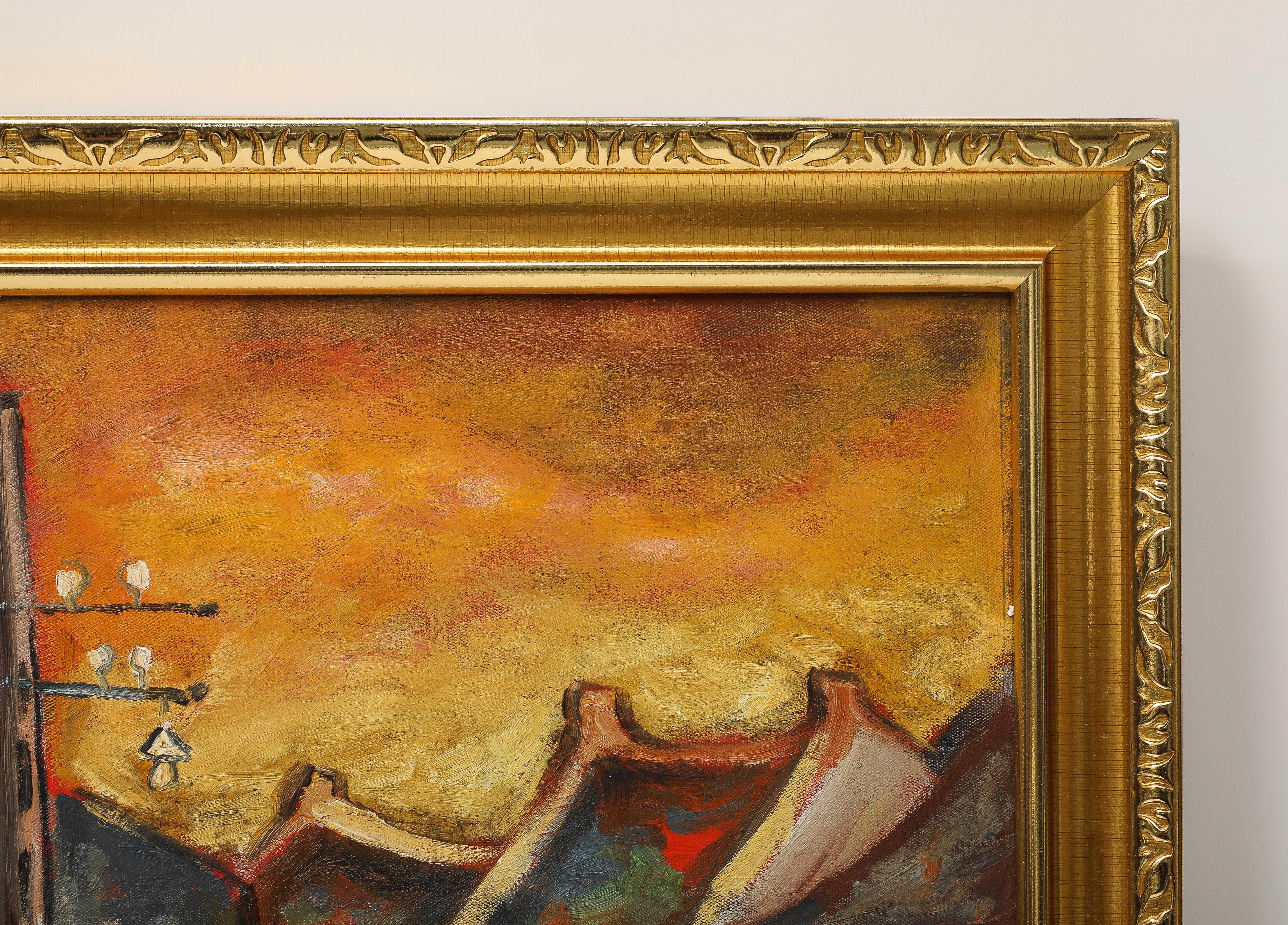 Grande peinture vietnamienne Le Thanh Son en vente 4