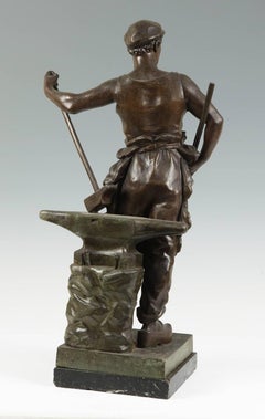 "Le Travail". Calamine. France, Second Half of the 19th Century