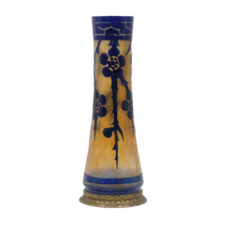 Art Deco Le verre francais art deco glass For Sale