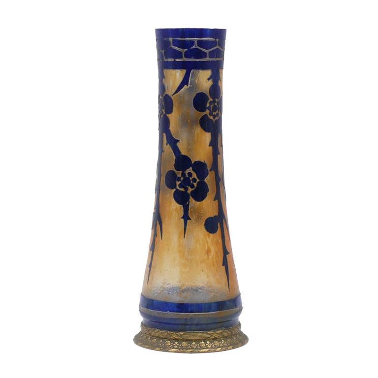 French Le verre francais art deco glass For Sale