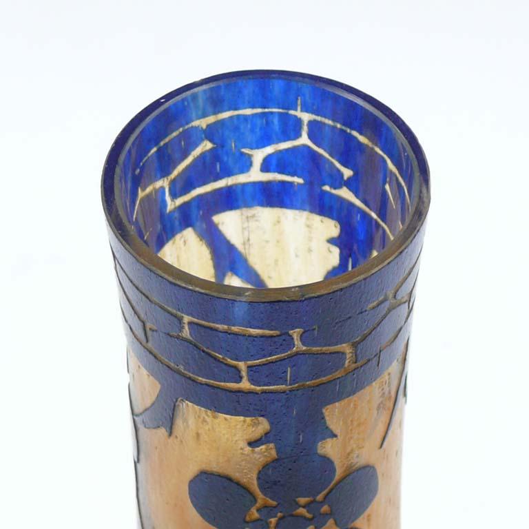 Carved Le verre francais art deco glass For Sale